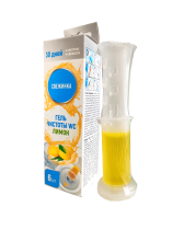 Гелевый освежитель WC с дозатором "Свежинка" лимон 37 гр., 1х18 шт