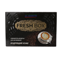 Освежитель воздуха гелевый «Dr. Norvin» FreshBox  Бодрящий кофе, 200 гр, 1х12 шт