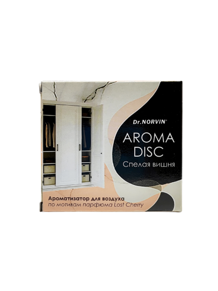 Дисковый освежитель Aroma disk "Dr.Norvin"  Спелая вишня 1х12 шт ― NORVIN
