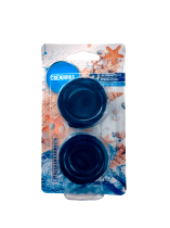 Таблетка 2 шт. для сливного бачка "Свежинка" 2*40 гр. море 1х28 шт.