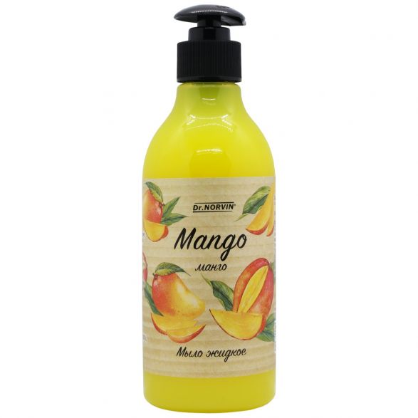 Мыло жидкое для рук "Dr.Norvin"  манго, 400мл 1х11 шт ― NORVIN
