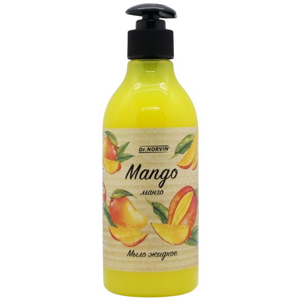 Мыло жидкое для рук "Dr.Norvin"  манго, 400мл 1х11 шт ― NORVIN
