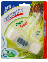 Освежитель - Блистер WC "Свежинка" ColorFreshЗеленая  вода 40 гр. 1х12 шт