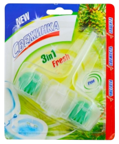 Освежитель - Блистер WC "Свежинка" 3 in 1 Fresh  Pine  40 гр. 1х12 шт