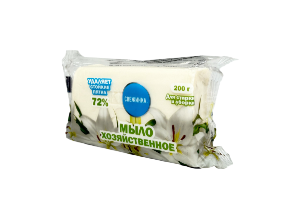 Мыло хозяйственное натуральное "Свежинка" 200 гр. ― NORVIN